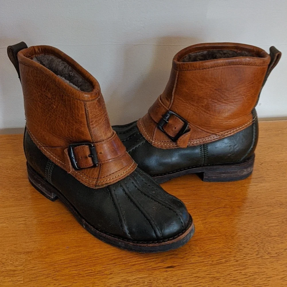 Boho Relove: Frye Shearling Winter Boots